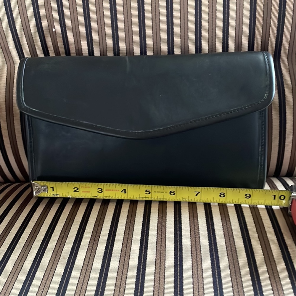 VINTAGE COACH ENVELOPE CLUTCH 9810 MADE IN NEW YORK CITY BLACK - Picture 10 of 12